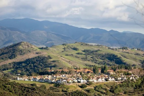 Lakeside community in Rancho Santa Margarita — a master-planned south Orange County city built around a central lake and beach club